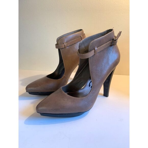 DKNYC Womens Leather Platform Ankle Boot Pump Shoe - Picture 2 of 11